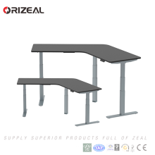 Taille de meubles de bureau de conception moderne réglable station de travail de bureau de 120 degrés avec de haute qualité